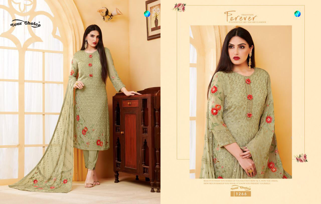 Oye Kudi Your Choice Viscose Chinon Suits Set Oye Kudi Your Choice Viscose Chinon Suits Set